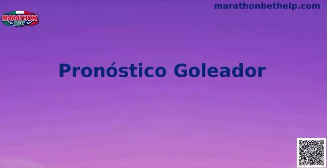 Pronóstico Goleador análisis visual