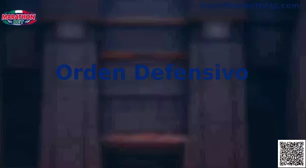 Orden Defensivo en fútbol