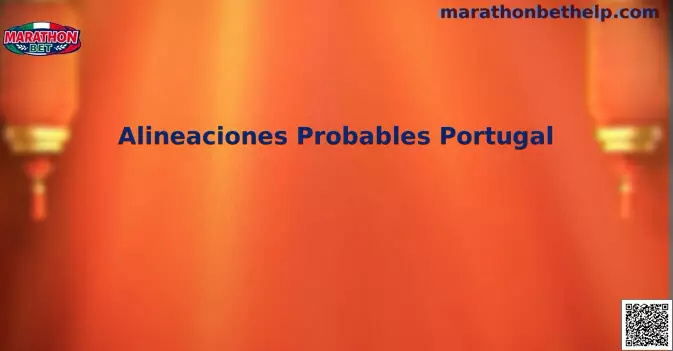 Alineaciones Probables Portugal análisis táctico